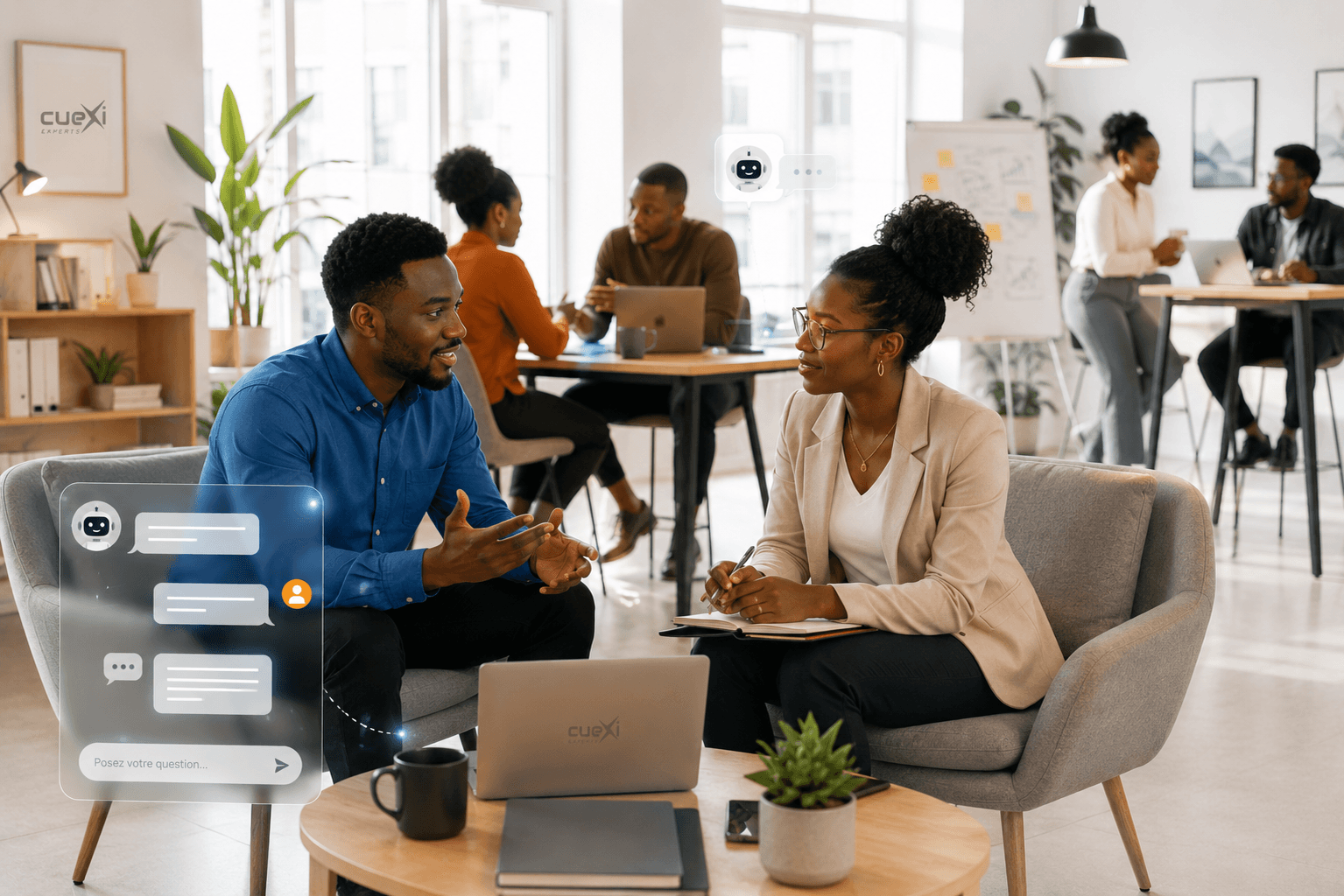 Photo d'une séance de coaching