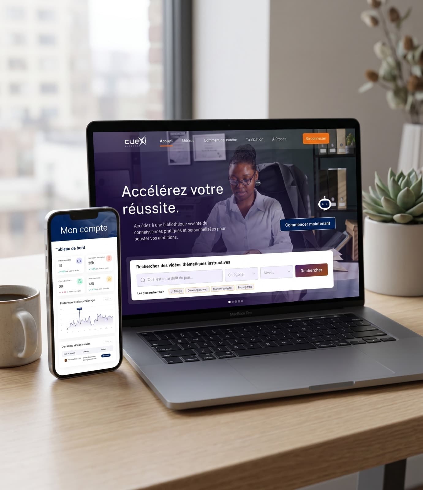 Capture d'écran de l'application Cuexi IA